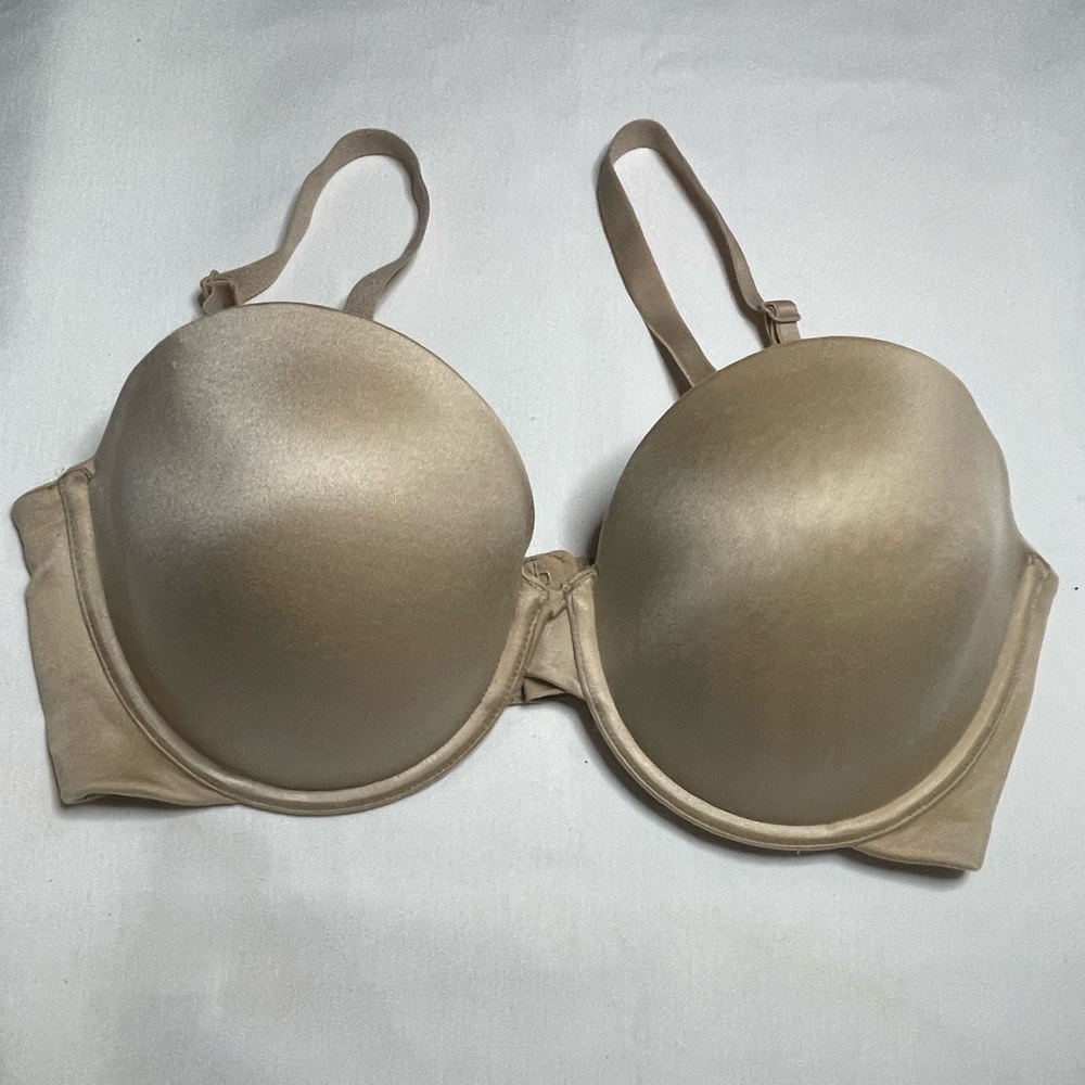 NWOT B. Tempt'd Nude/Cream/Tan Lightly Push Up Convertible Bra Size 36C